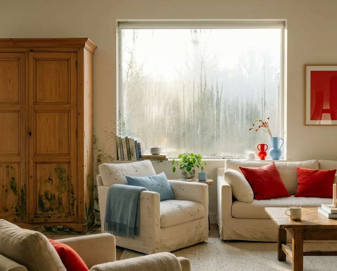 Mur avec humidité à Valence